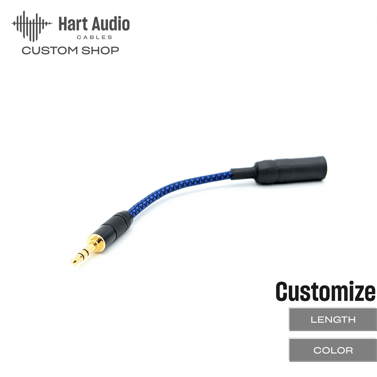 InLine Audio-Kabel, 0,5 M – 3,5 Mm Klinke Auf 2x Cinch, Schwarz