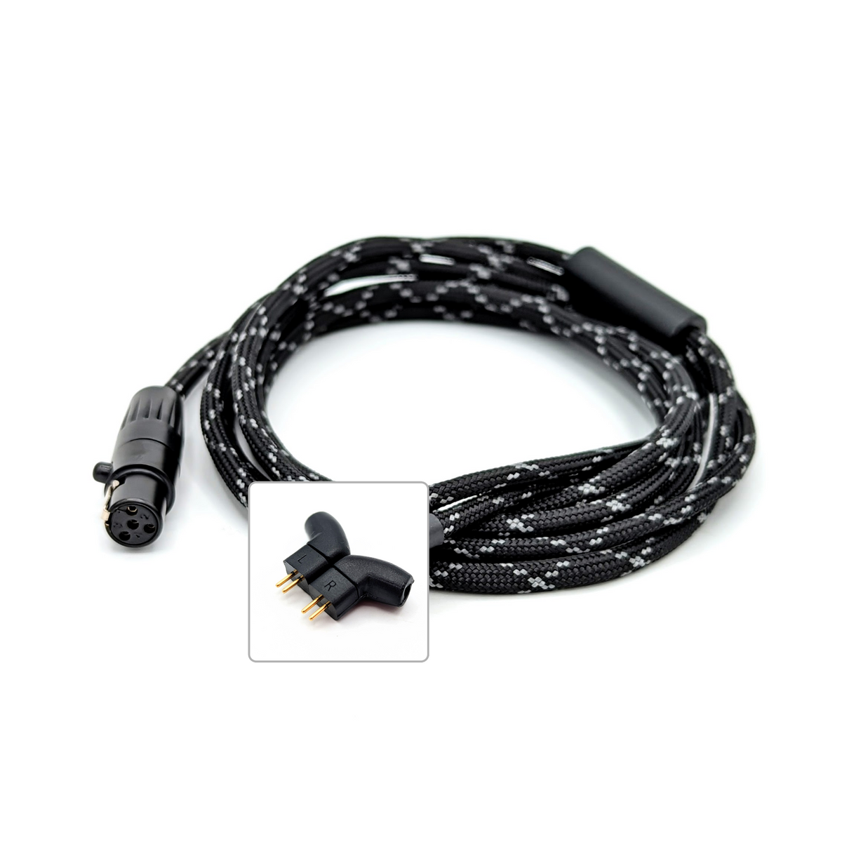 PC-3: Dual Angled 2-pin balanced modular IEM Cable