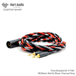 HC-9-THK: Dual 3.5mm Headphone Cable for Focal and more (Modular, Balanced Capable)