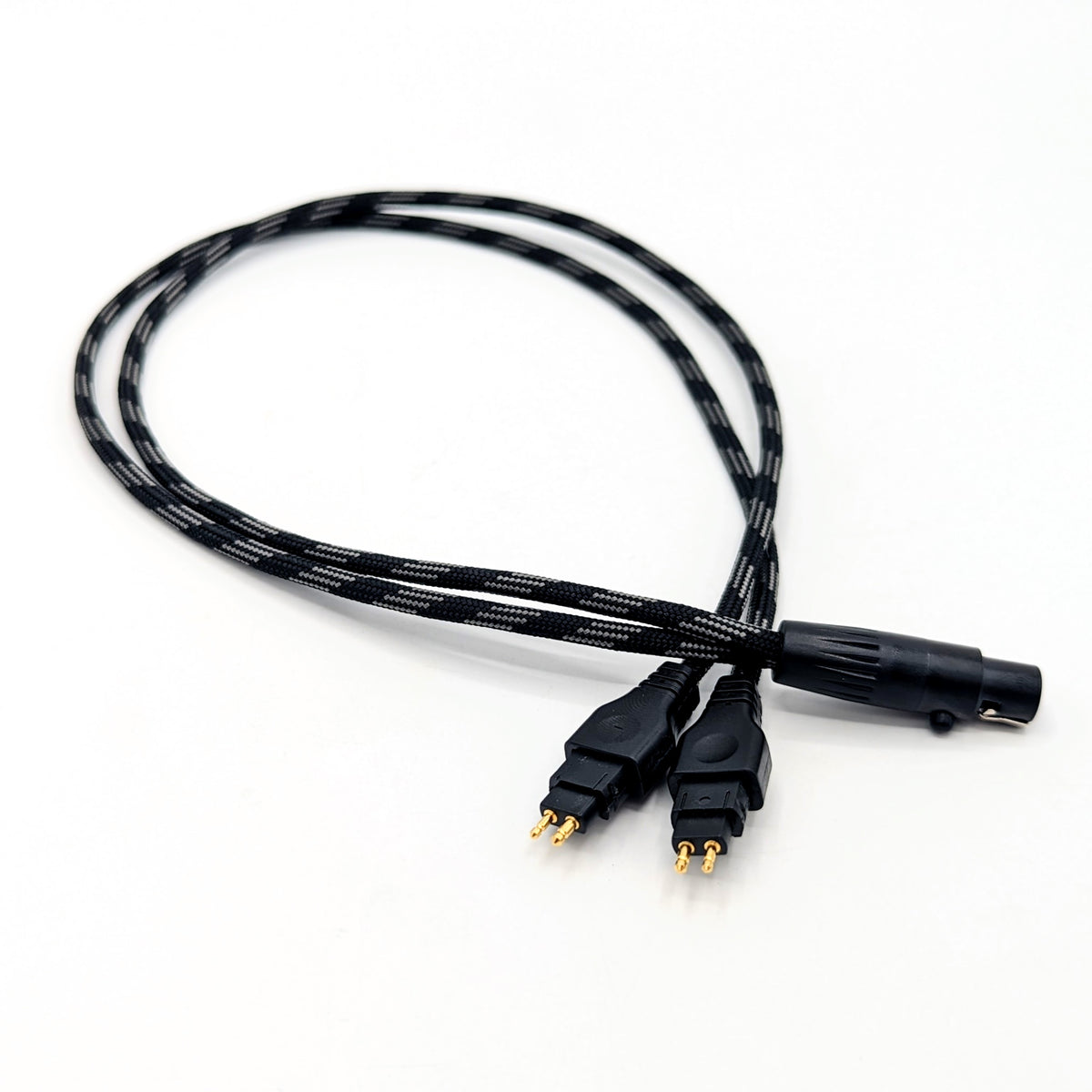 HC-5-Split: Dual Senn. 2-pin split headphone cable for HD600, 6XX