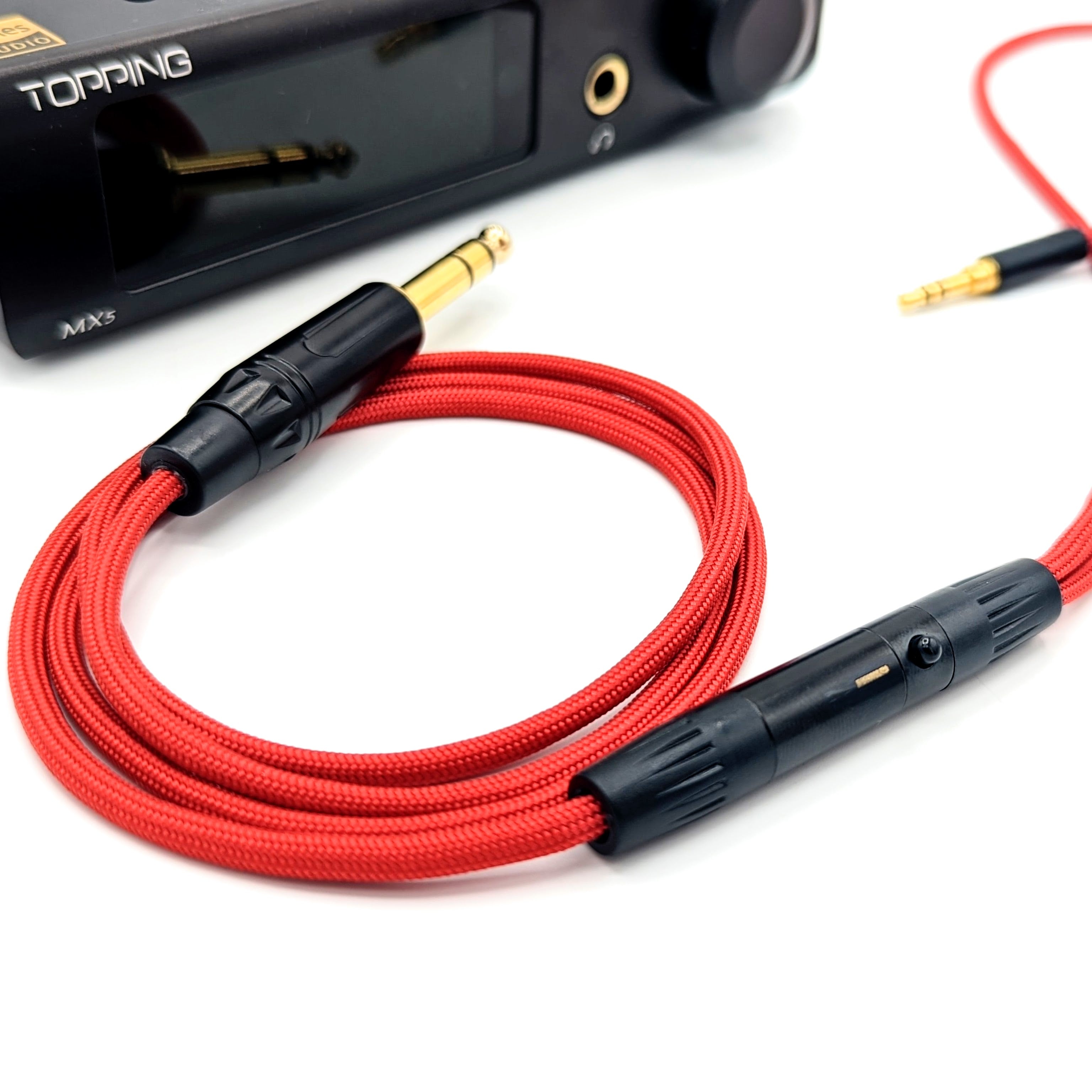 HC-12-Split: Dual Push-Pull split headphone cable for DCA / Mr. Speakers Headphones