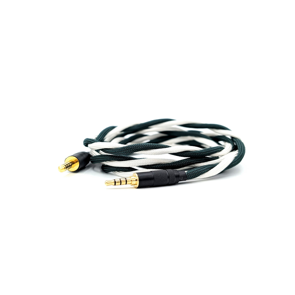 Custom Twisted Braid 3.5mm TRRS headphone cable for T60RP, HD 490 Pro, Deva Pro, HER9 and more