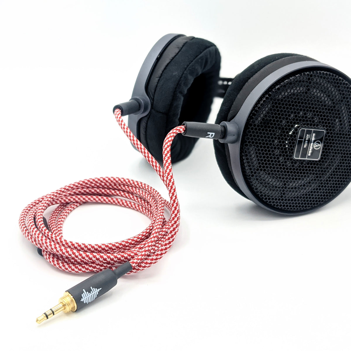CST-HC-6-Dual: Custom Dual Locking 2.5mm cable for ATH-R70x