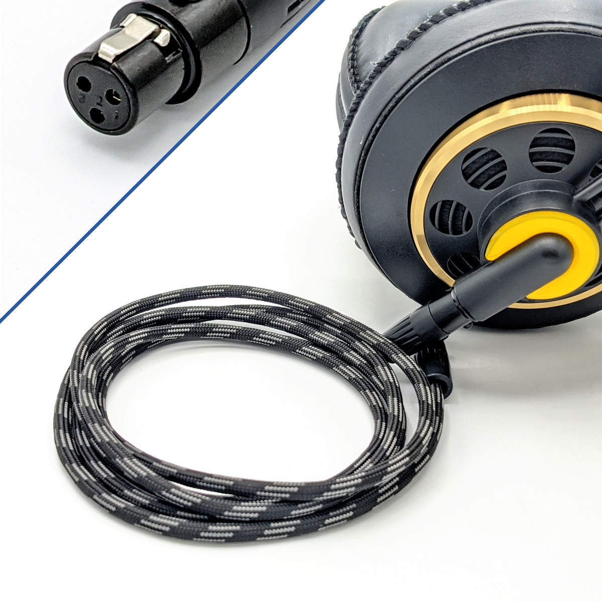 AKG EK300 Câble pour Casque, 3 mètres, Jack 3,5 mm - Mini XLR