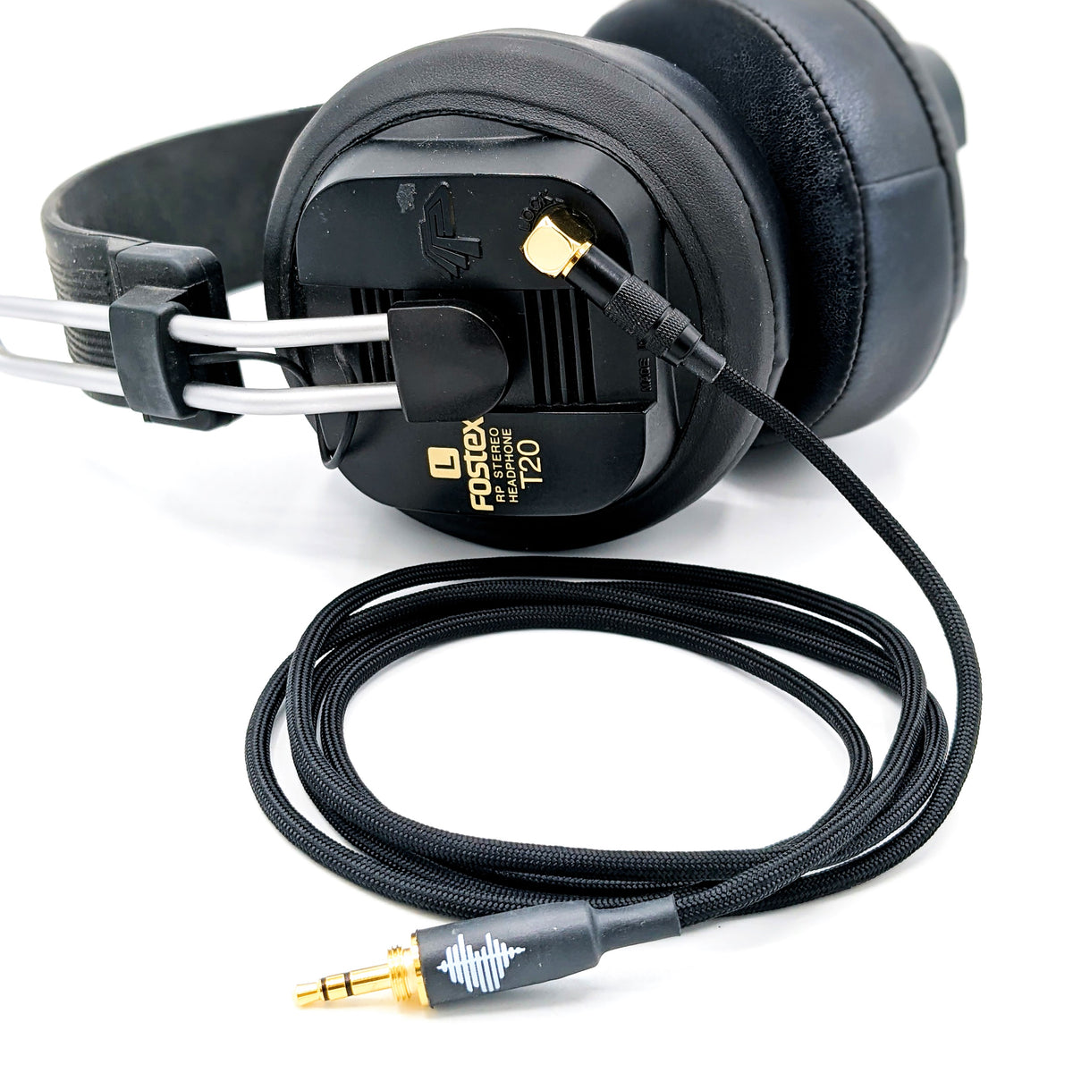 RPL-HC-3: Right Angle 3.5mm Cable for Fostex T50RP, T20RP and more