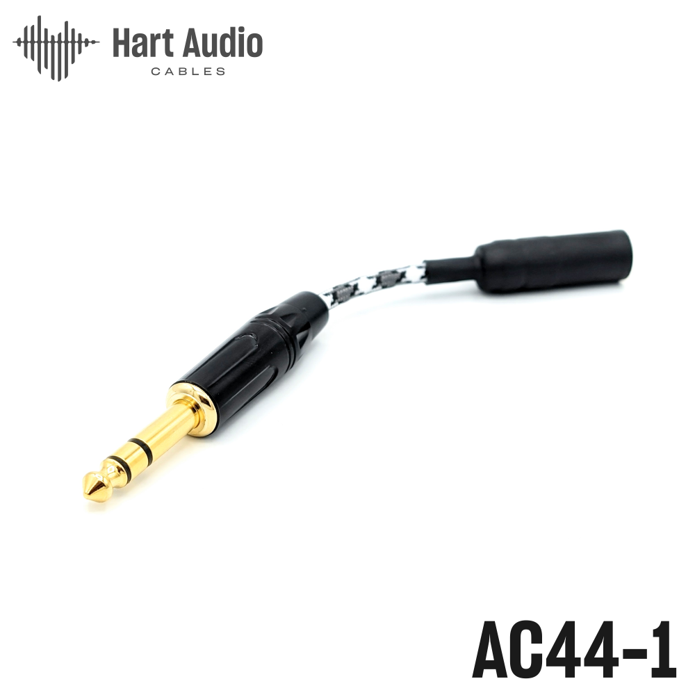 AC44-1 : 4.4mm to 1/4" (6.35mm) adapter