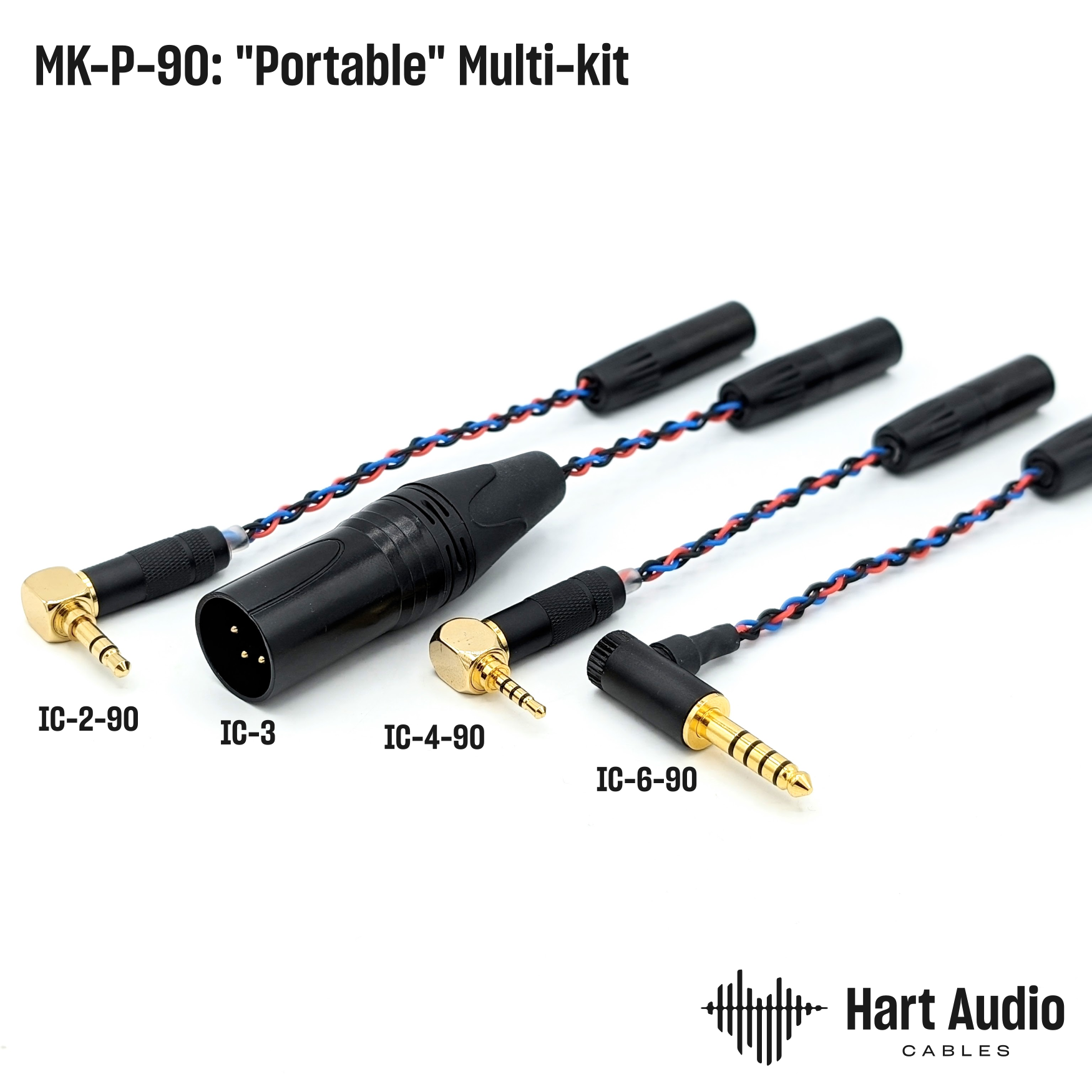 PC-1-NK: Dual MMCX balanced modular IEM Cable