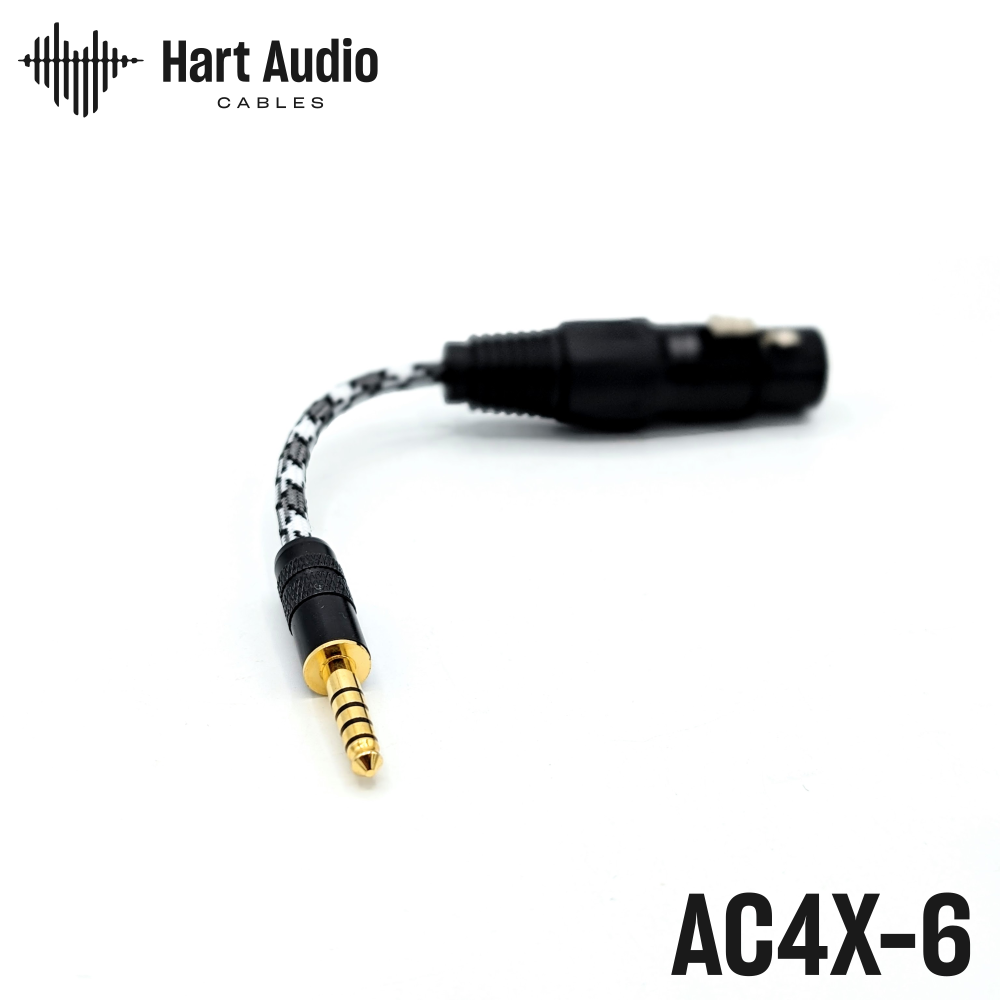 AC4X-6 : 4-pin XLR to 4.4mm (Pentaconn) adapter