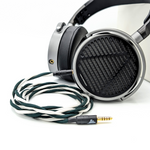 TWBRA-HC-2: Custom Twisted Braid 3.5mm TRRS cable for T60RP, HE-R9, DEVA, MM-100 headphones + more