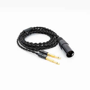 Custom Braided HC-14: Dual 3.5mm cable for Meze 99 and 109 Pro