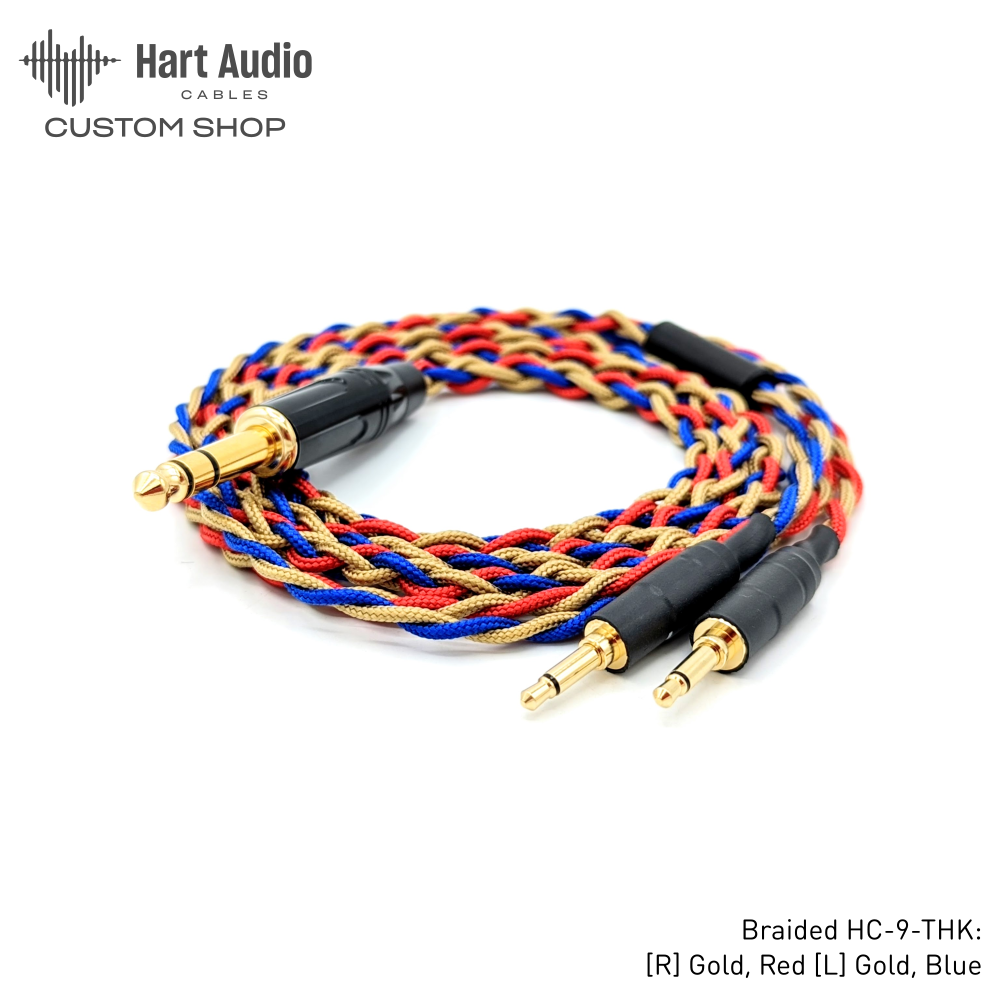 RPL-HC-9-THK: Dual 3.5mm Cable for Focal headphones + more