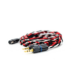 BRA-HC-9-TRC: Custom braided dual collared 3.5mm TRS Balanced Headphone Cable for Sony MDR-Z7M2, MDR-Z1R + more