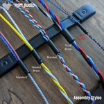 CST-PC-3-EXT-NK: Custom NK Series Dual Angled 2-pin (extended) Balanced IEM Cable