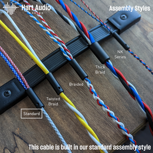 CST-TC-9: Custom 4.4mm to Dual 1/4" TRS balanced cable