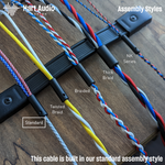 CST-HC-9: Custom Dual 3.5mm TRS Balanced Headphone Cable for Hifiman, Focal, Meze 109 Pro, Meze Liric, and more