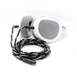 BRA-HC-18-K: Braided Dual 3-pin mini-XLR headphone cable for Koss A/550