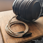 CST-HC-9-TRC: Custom Dual collared 3.5mm TRS Balanced Headphone Cable for Sony MDR-Z7M2, MDR-Z1R + more