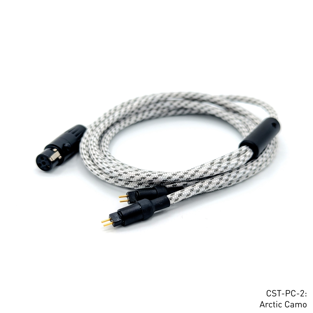 CST-PC-2: Custom Dual 2-pin IEM Cable (Balanced Capable)