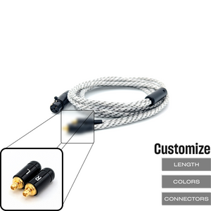 CST-PC-4: Custom Dual Senn MMCX IEM Cable for IE200 / 300 / 600 / 900 / AKG N5005 (Balanced Capable)