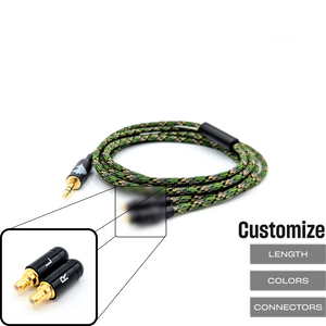 CST-PC-5: Custom Dual Senn MMCX IEM Cable for IE400 pro / IE500 + more (Balanced Capable)