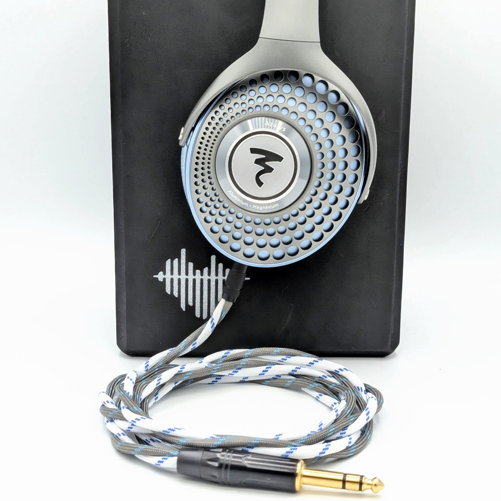 TWBRA-HC-1: Custom Twisted Braid 3.5mm headphone cable for Focal Hadenys / Azurys, SHP9500 + more