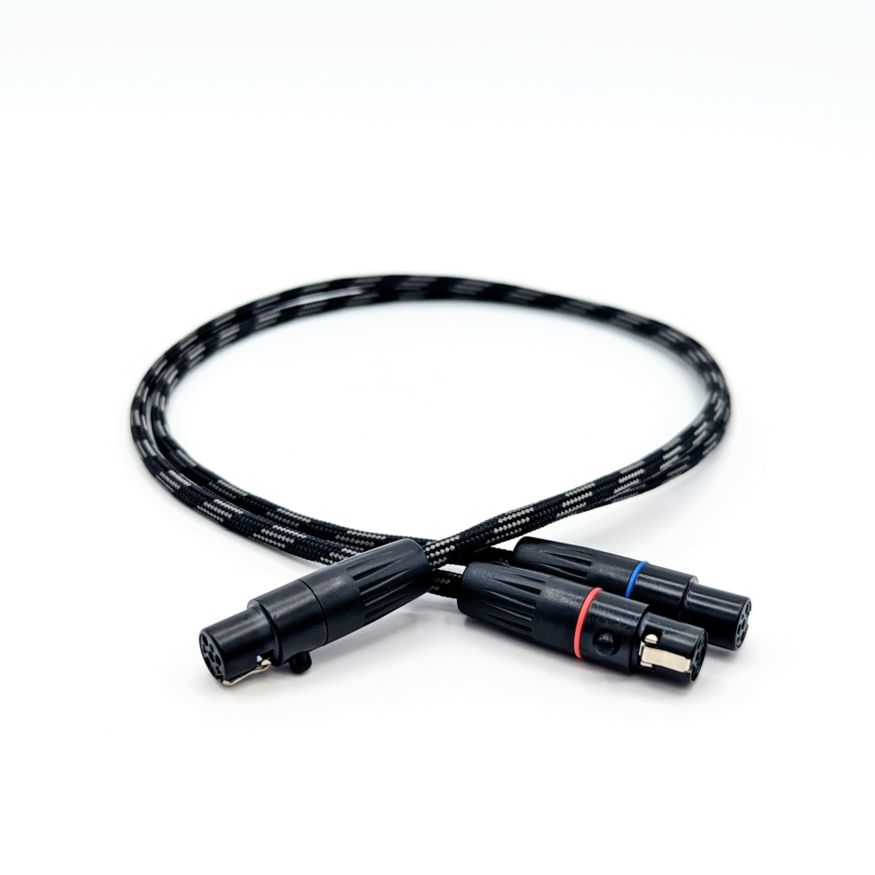 Dual 4-pin mini-xlr cable for Audeze / ZMF and more – Hart Audio