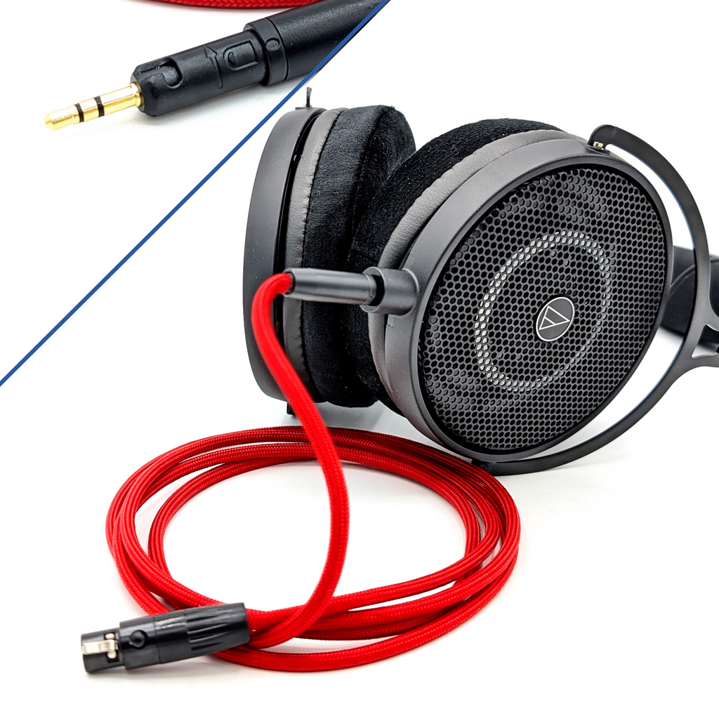 HC-6: Locking 2.5mm Headphone Cable for ATH-M50x, R50x + more