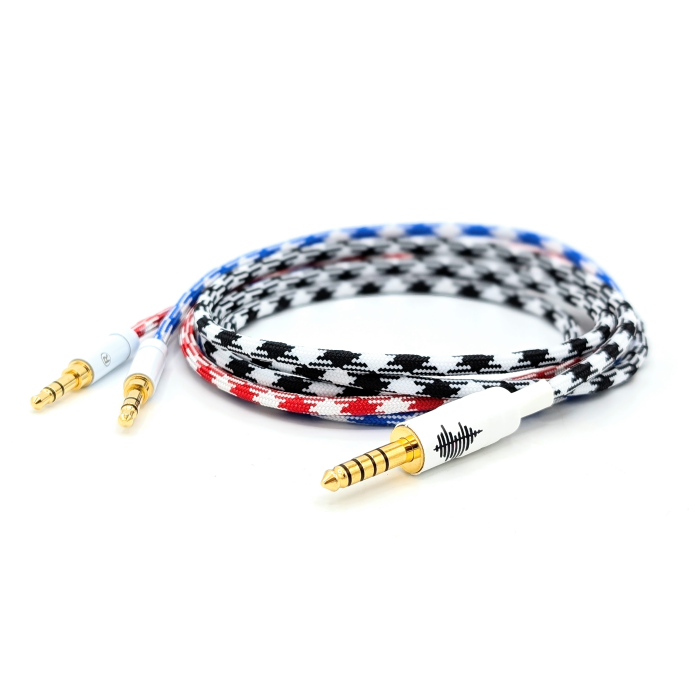 Custom Dual 3.5mm TRS headphone cable for Hifiman / Focal + more