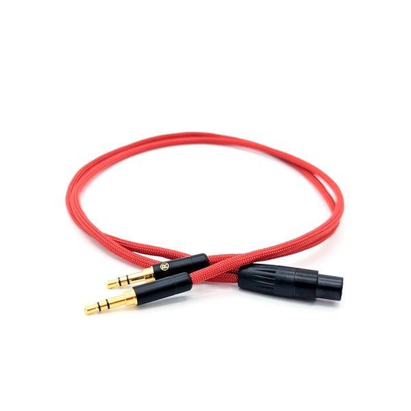 HC-9-Split: Dual 3.5mm split headphone cable for Hifiman, Focal, Meze ...