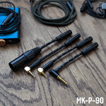 PC-6: Dual angled MMCX balanced modular IEM Cable for Etymotic IEMs