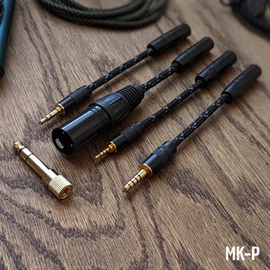 PC-6: Dual angled MMCX balanced modular IEM Cable for Etymotic IEMs