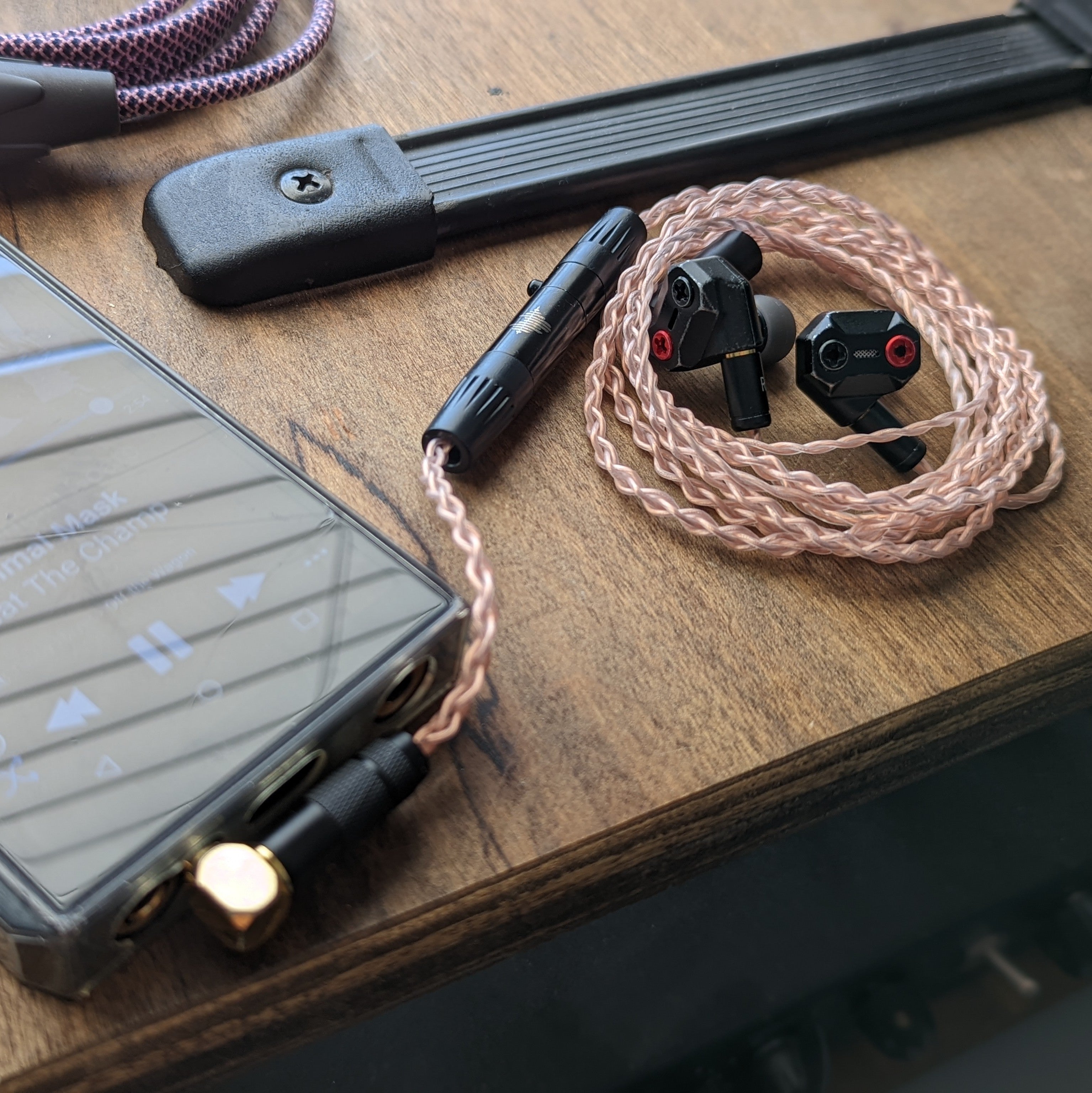 CST-PC-1-NK: Custom NK Series Dual MMCX Balanced IEM Cable – Hart Audio ...