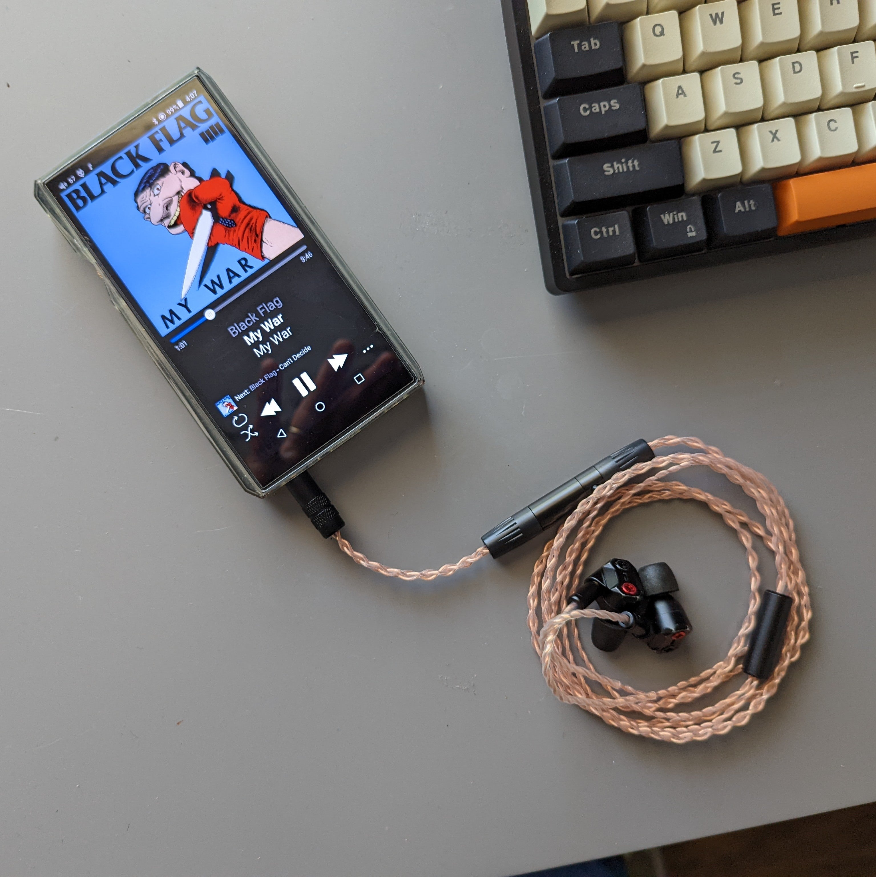 CST-PC-1-NK: Custom NK Series Dual MMCX Balanced IEM Cable – Hart Audio ...