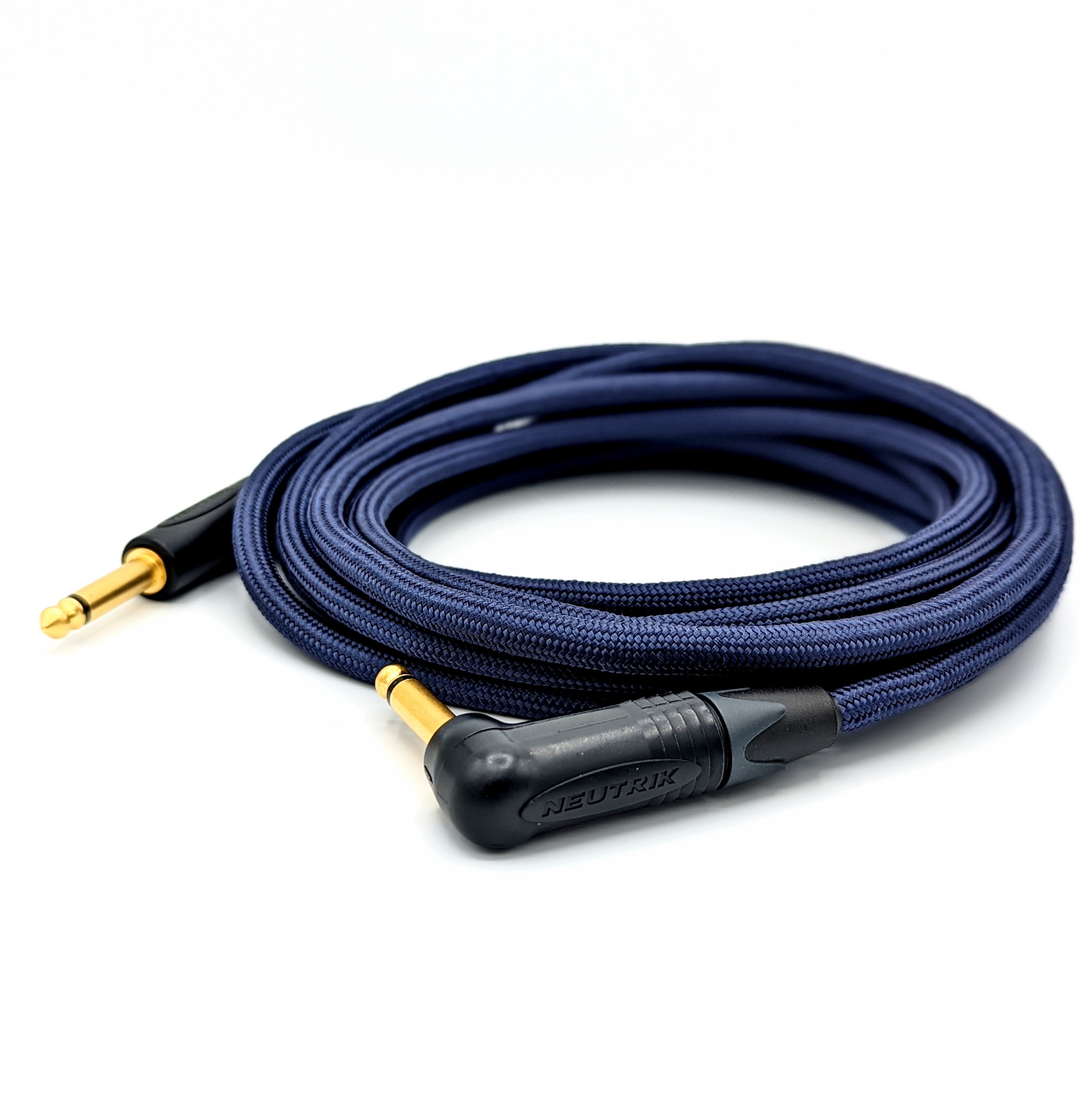 GC-2: Straight to Right Angle Instrument Cable (Color / Length options)