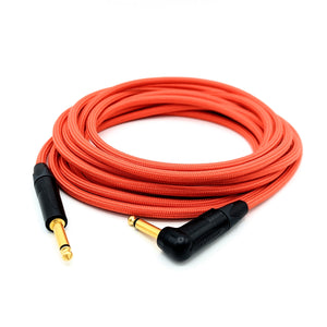 GC-2: Straight to Right Angle Instrument Cable (Color / Length options)