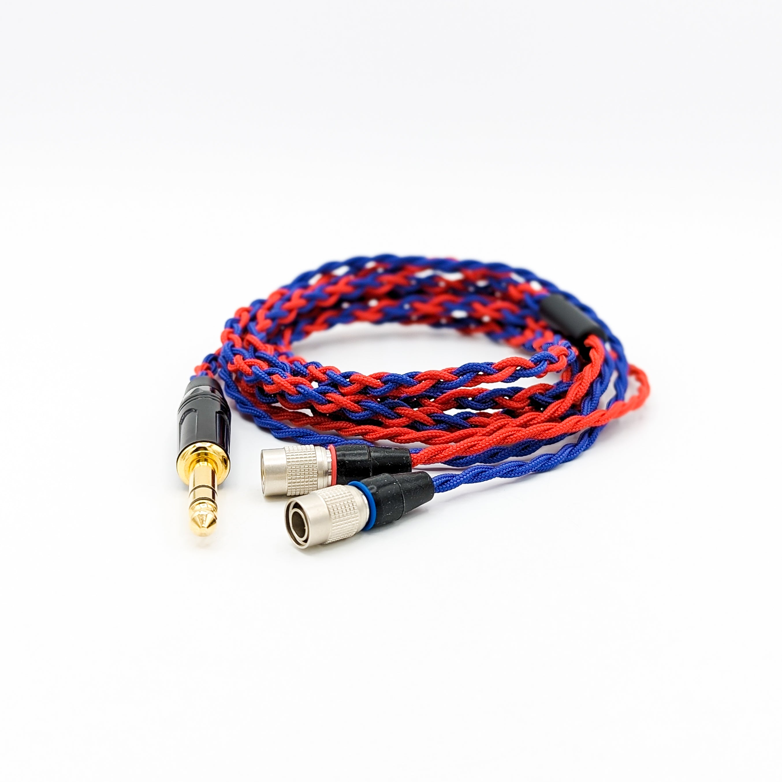 Custom Braided Dual Push Pull headphone cable for Dan Clark Audio / Mr. Speakers