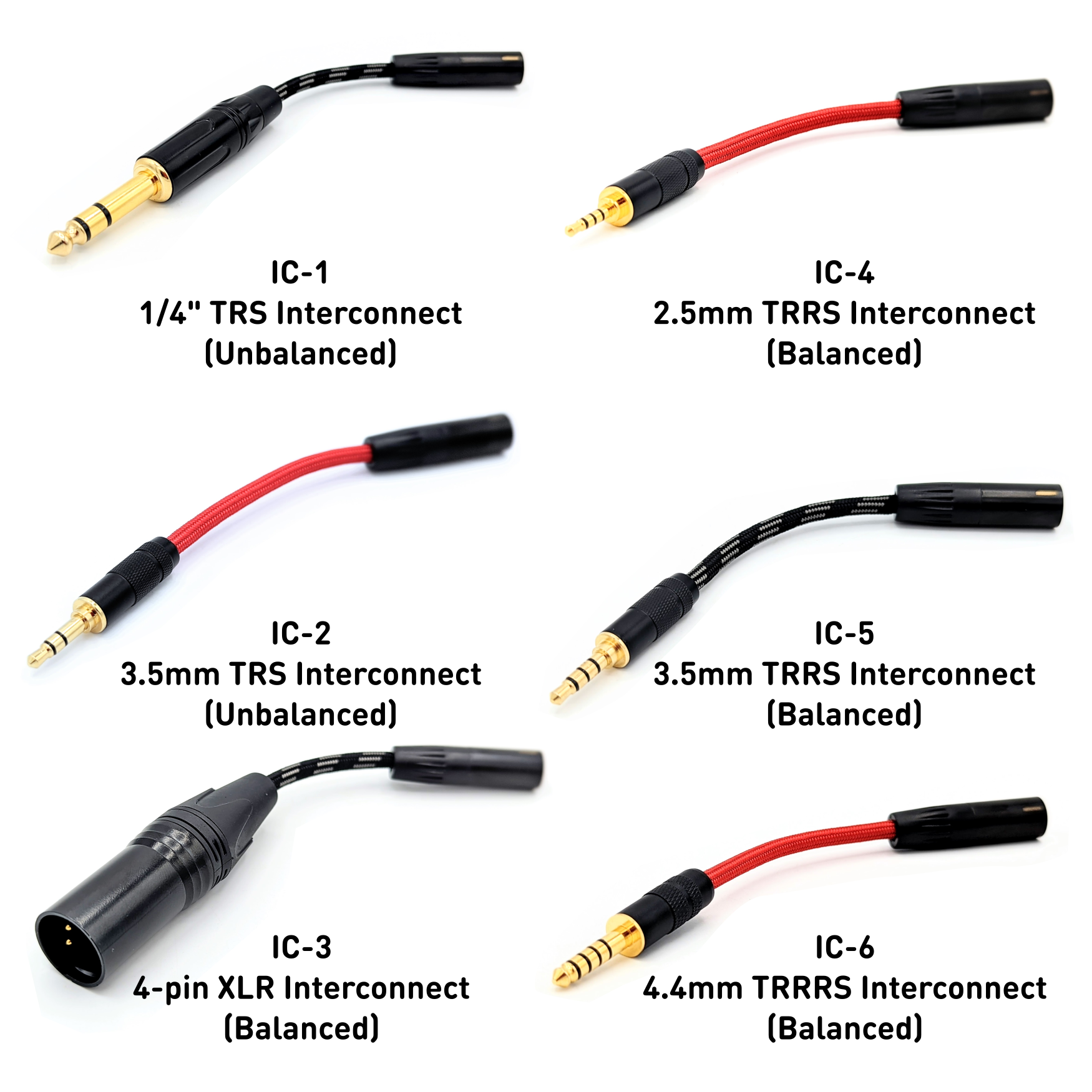 HC-10-M: Dual [F] 4-pin mini-XLR balanced headphone cable for M1570
