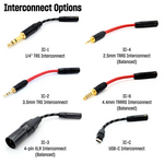 HC-6-B: Locking 2.5mm Balanced Capable Headphone Cable for HD 505, HD 620s, HD 560s and more