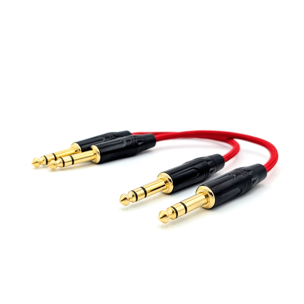 CST-TC-8: Custom 1/4" TRS Cable Pair