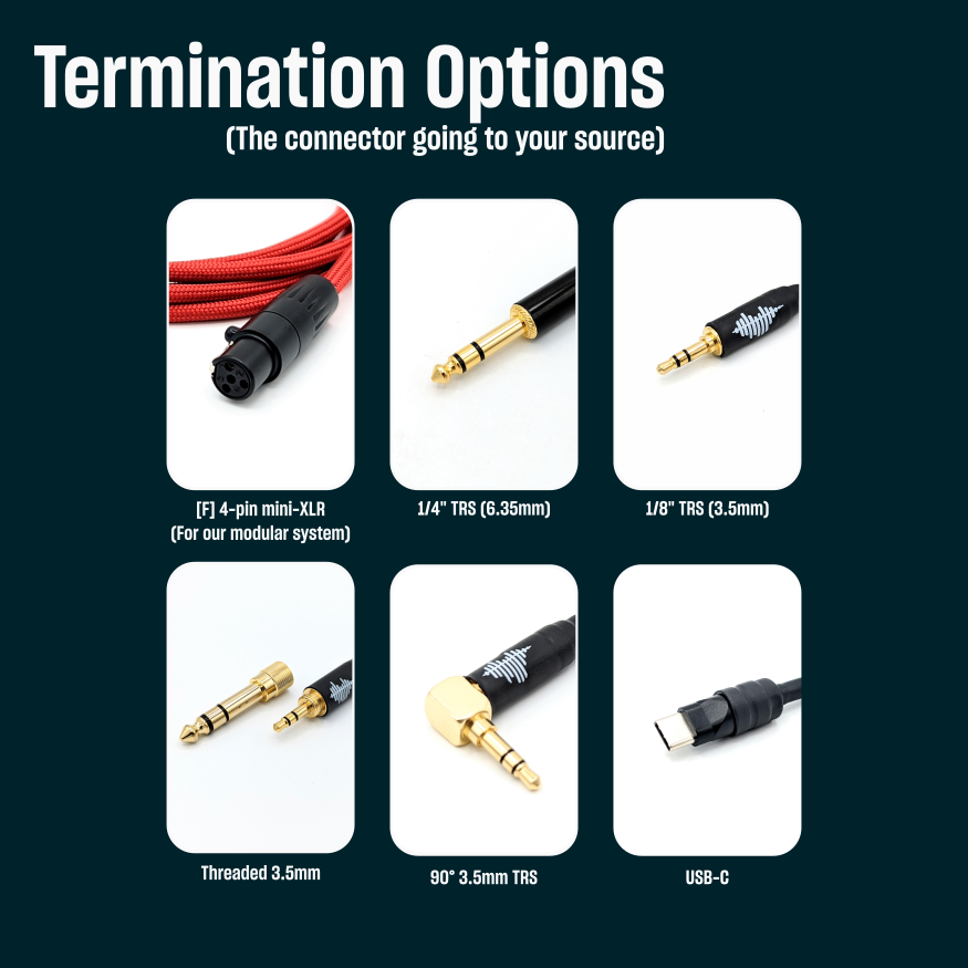 CST-HC-17: Custom 2.5mm headphone cable for Momentum 4, DT240  Pro + more