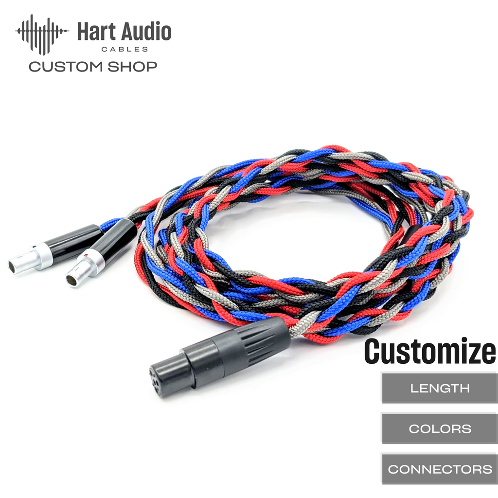 Custom Braided HD800 Balanced Headphone Cable