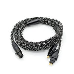 Custom Braided Dual Sennheiser 2-pin Cable for HD600, HD6XX, 58x and more
