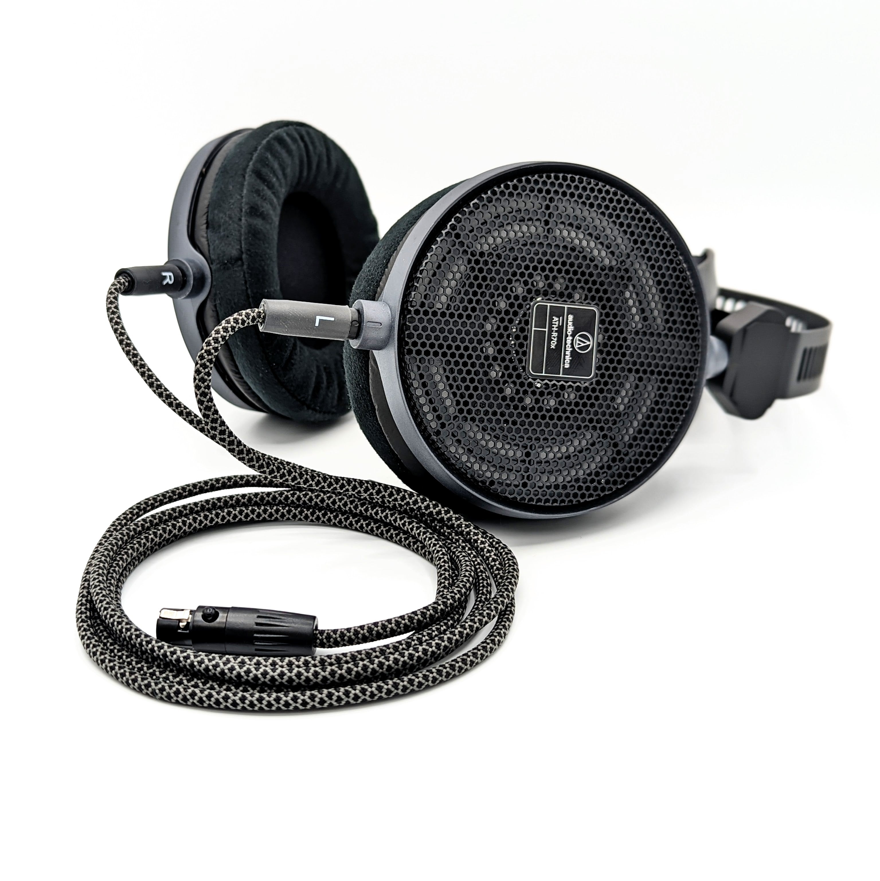 Custom Dual Locking 2.5mm cable for ATH-R70x Headphones – Hart