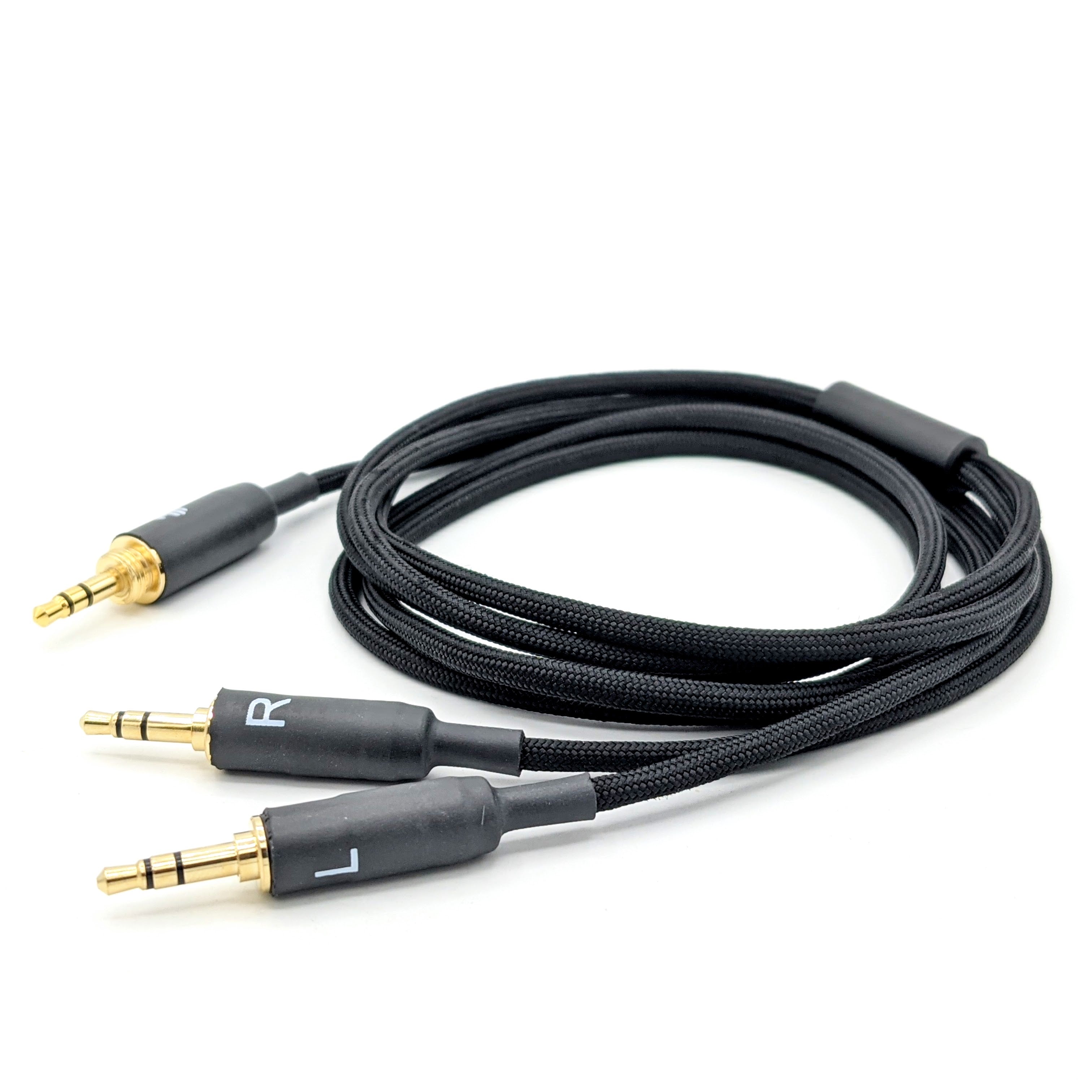 HC-9-THK: Dual 3.5mm TRS Balanced Headphone Cable for Focal and more