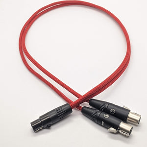 Custom Shop HC-10: Dual [F] 4-pin mini-XLR Balanced Headphone Cable