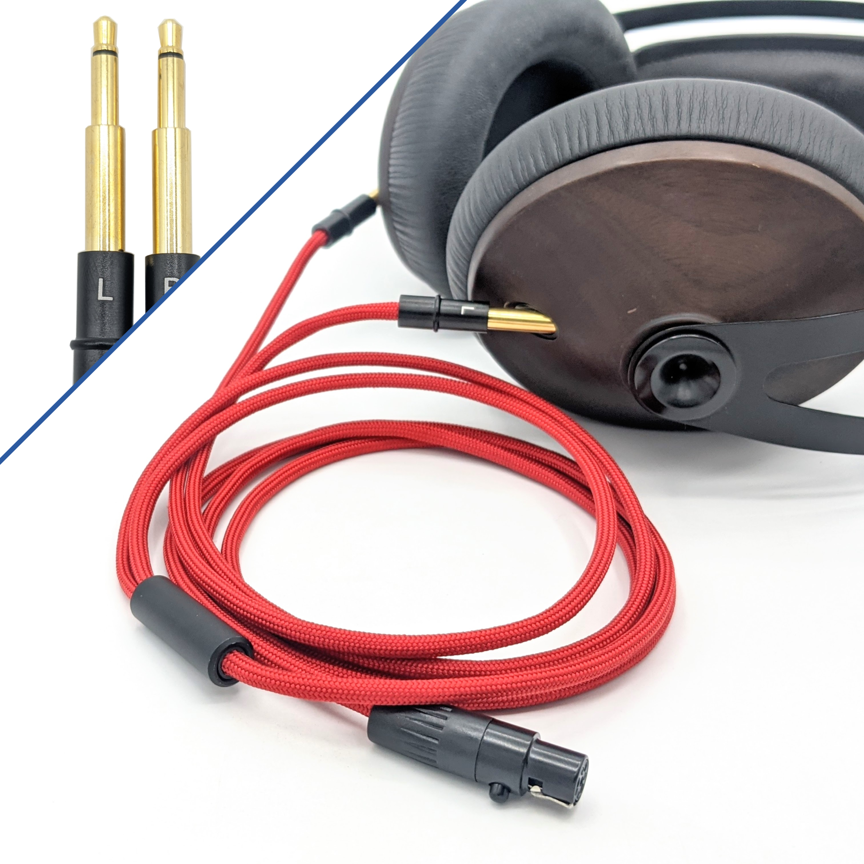 HC-14: Dual 3.5mm balanced cable for Meze headphones