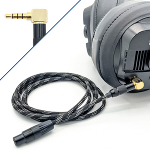 HC-3-B: 90° 3.5mm TRRS balanced headphone cable
