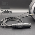 LR03 - Blacked out Dual 3.5mm Balanced headphone Cable