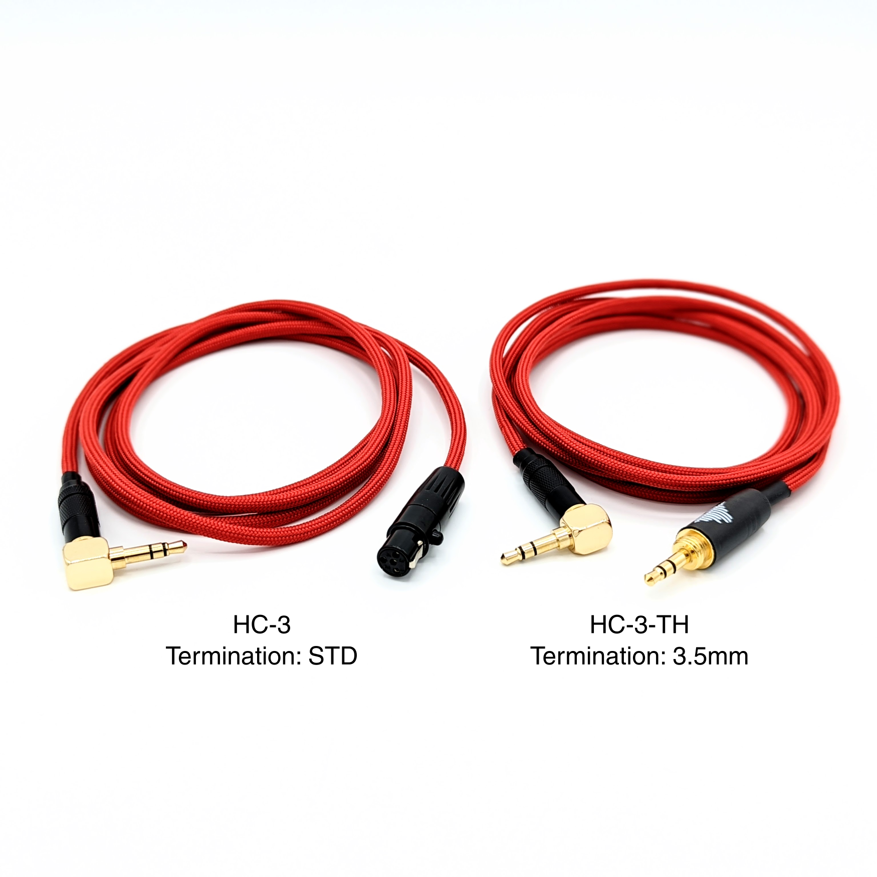 HC-3: 90° 3.5mm TRS Headphone Cable